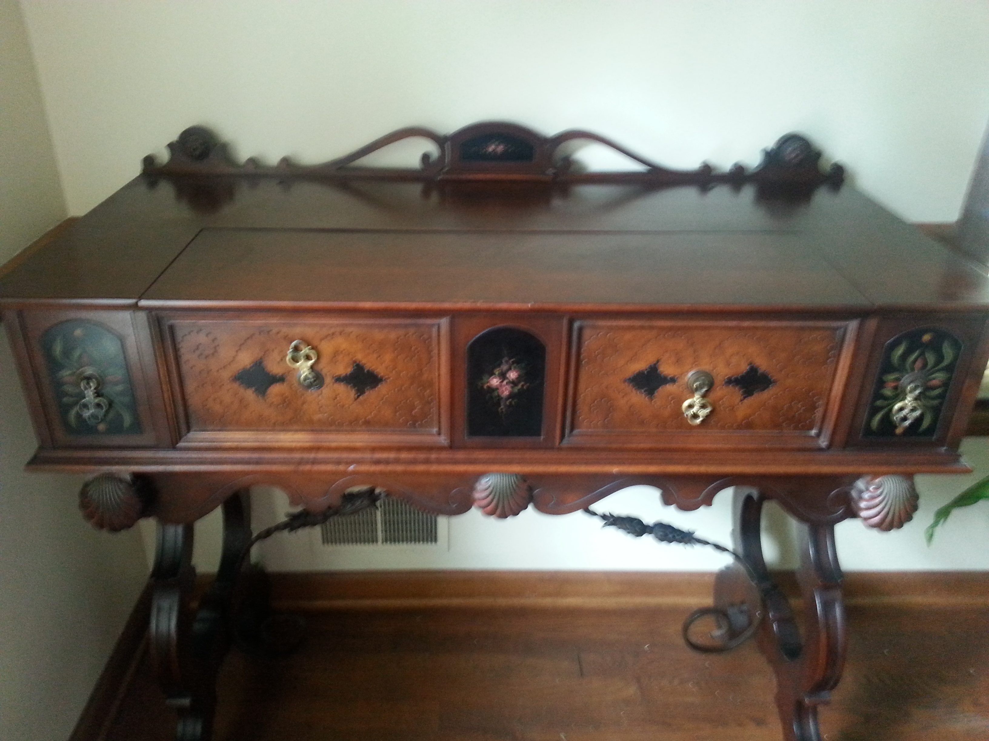 Antique Ornate Piano Desk InstAppraisal